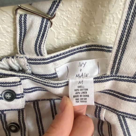 Striped button up top - Picture 3 of 3